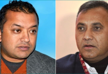 कांग्रेसका महामन्त्रीद्वय थापा र शर्मा द्धारा संविधान रक्षामा जोड